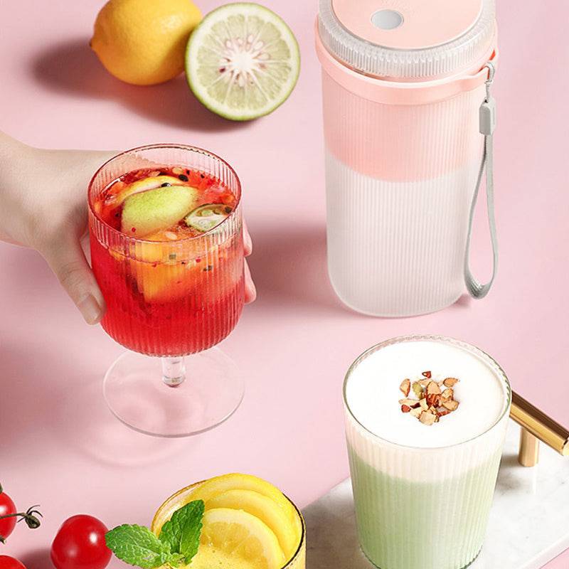 Multi-Function Portable Blender Electric Juicer Cup Sports Bottle Fruit Blender USB Rechargeable Smoothie Blender Fruits Juicer Extractor - YLORESHOP