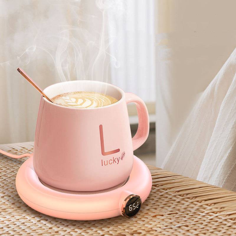 Coffee Mug Warmer Warm Coaster Smart Heating Cup Thermal Insulation Constant Temperature Coaster Heating Pad Desktop - YLORESHOP