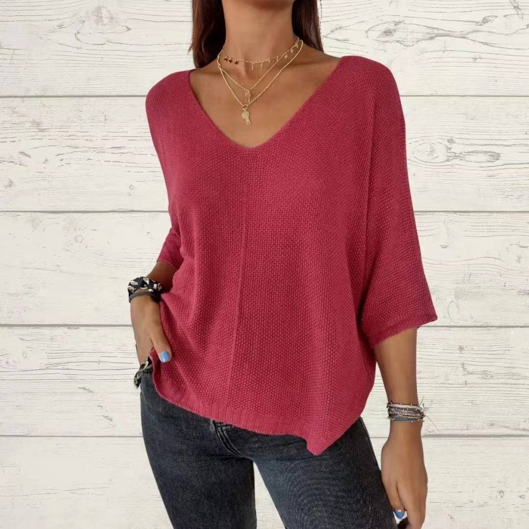 European And American Women's Clothing Short Pullover Top - YLORESHOP