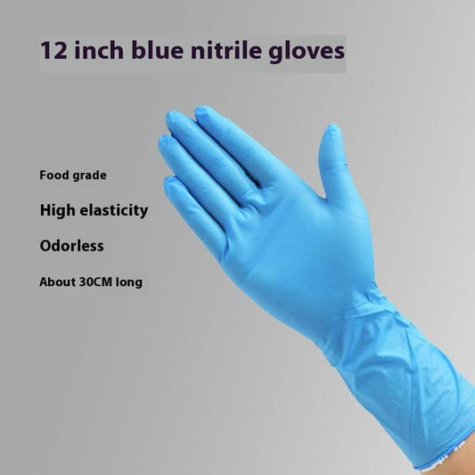 Disposable Dishwashing Gloves Female Extended Waterproof Latex - YLORESHOP