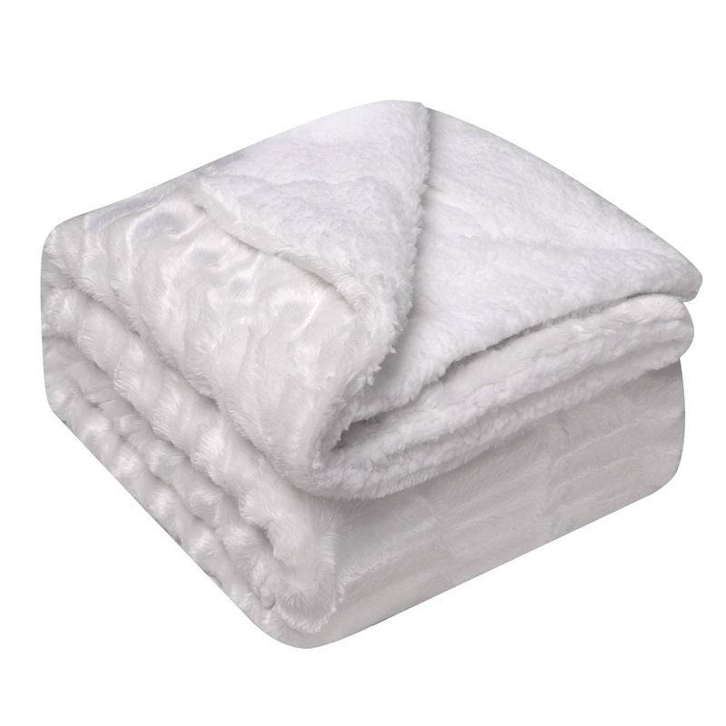 Thickened Flannel Lamb Wool Composite Double Blanket Leisure Blanket Gift Blanket - YLORESHOP