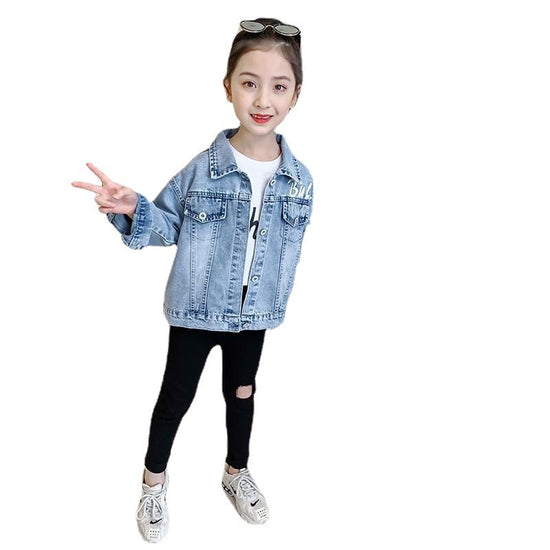 Cartoon Jacket Clothes Children Denim Tops - YLORESHOP