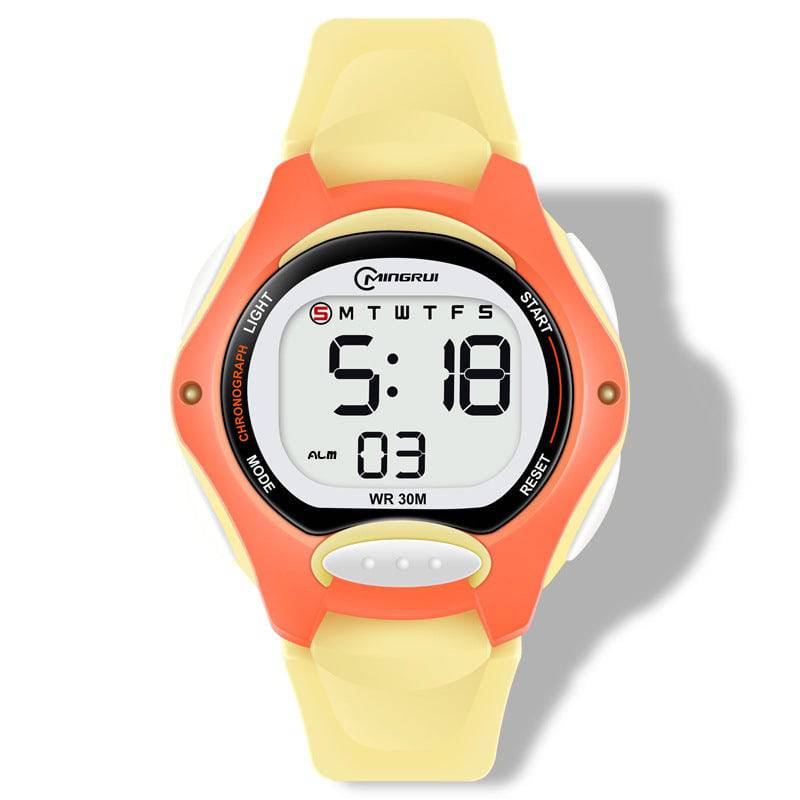 Electronic Watch Girls' Sports Waterproof Luminous Alarm Clock Exam - YLORESHOP