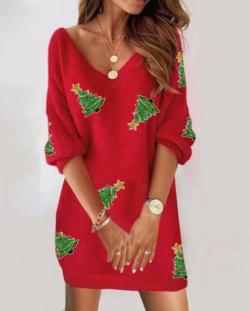 New Products In Stock Hot Sale Christmas Long Sleeve Sweater - YLORESHOP