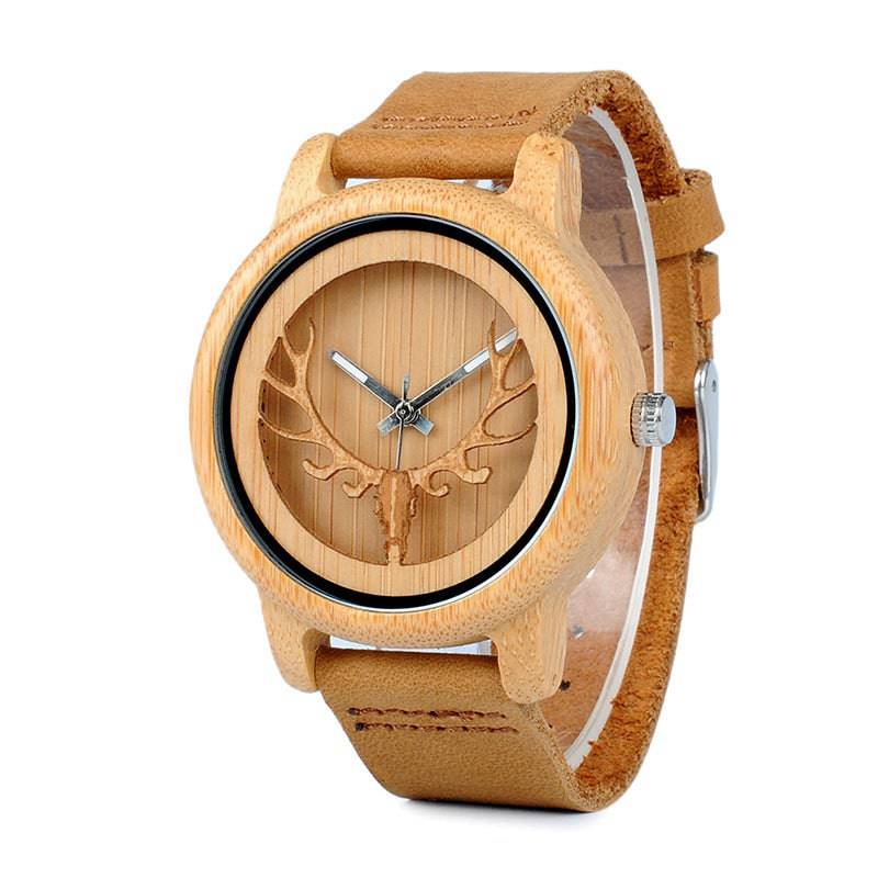 Wooden Watch Couple Bamboo - YLORESHOP