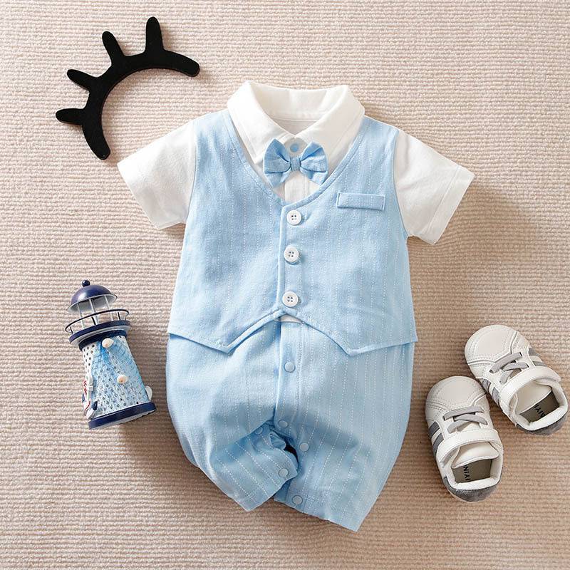 Baby Boy Gentleman Jumpsuit Baby Autumn Clothing - YLORESHOP