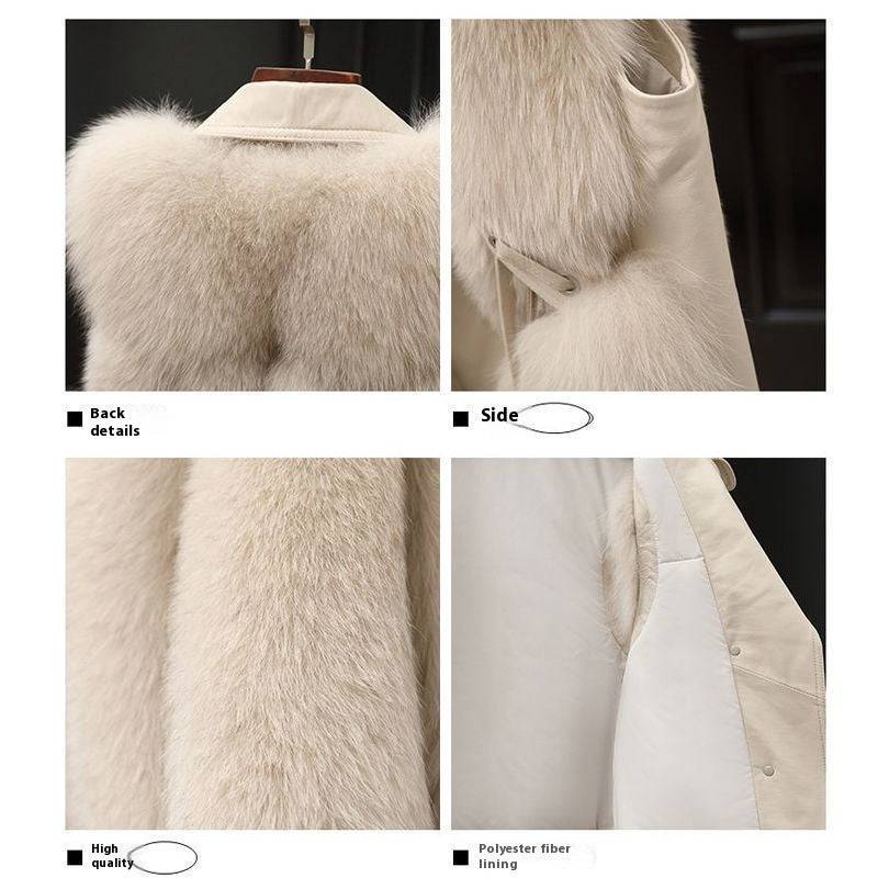 Fur Vest Short Coat Autumn And Winter New Patchwork Winter Fox Fur Jacket Women Short Artificial Fur Coat Elegant Female Warm Vest - YLORESHOP