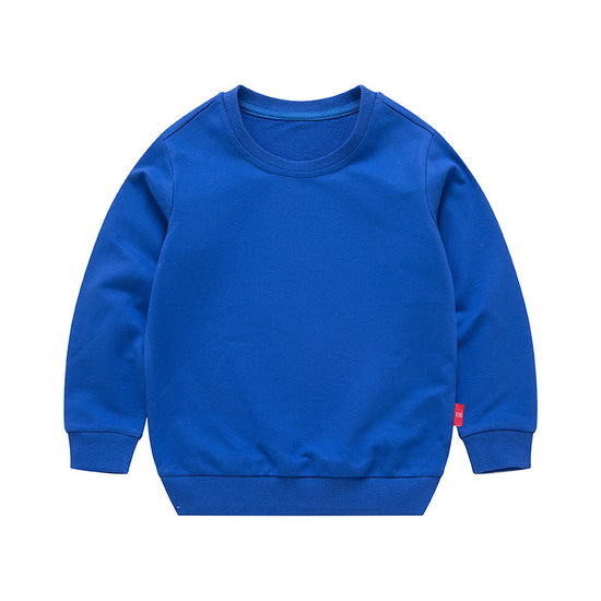 Boys' colorful, loose-fitting, round-neck long-sleeved sweater - YLORESHOP