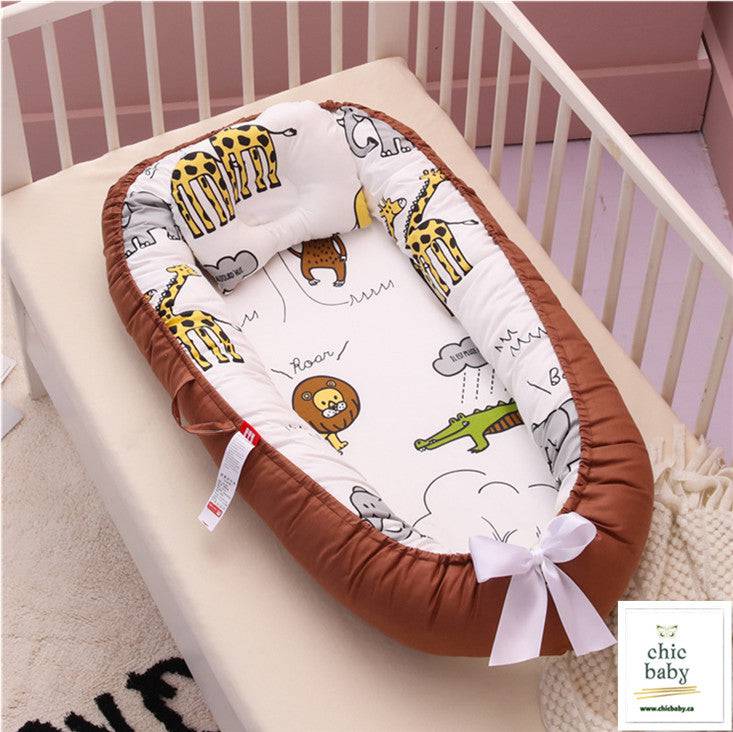 Baby Removable And Washable Bed Crib Portable Crib Travel Bed For Children Infant Kids Cotton Cradle - YLORESHOP