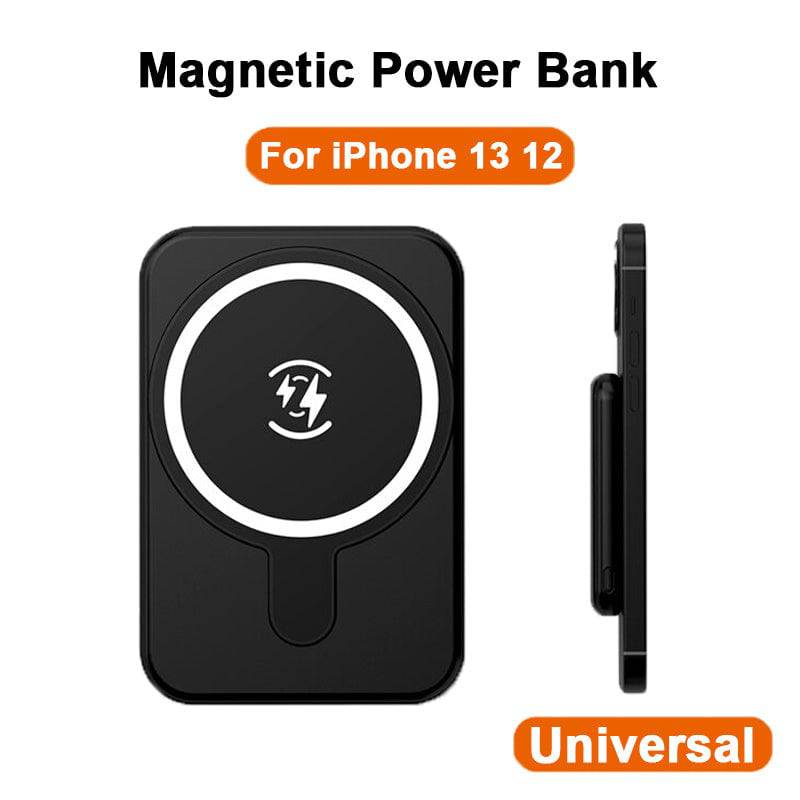 Mini Power Bank magnetico 5000mAh wireless