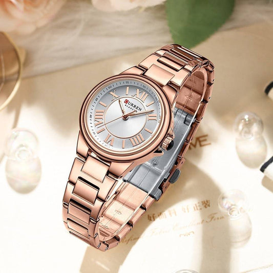 Women's Fashion Clock Steel Belt Watch - YLORESHOP