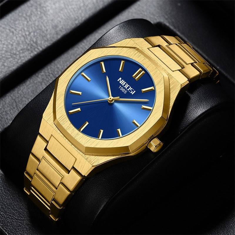 Simple Gold Men's Watch Student Quartz Watch - YLORESHOP