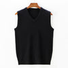 Wool vest, men's sweater autumn and winter
