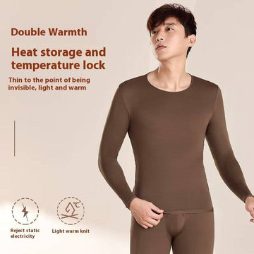 Men's High Elasticity Warm Ultra-thin Autumn Clothing And Pants Set - YLORESHOP