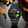 Quartz Men's Mesh Strap Trendy Unique Dial Watch - YLORESHOP