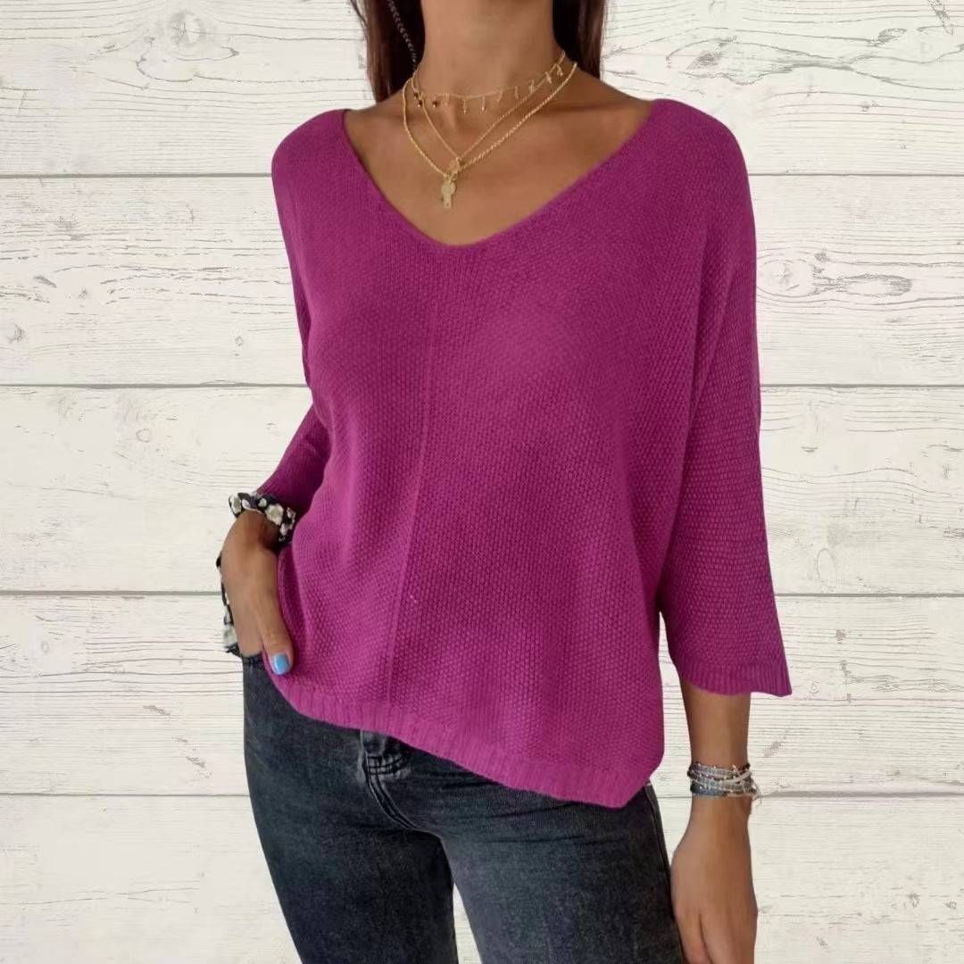 European And American Women's Clothing Short Pullover Top - YLORESHOP