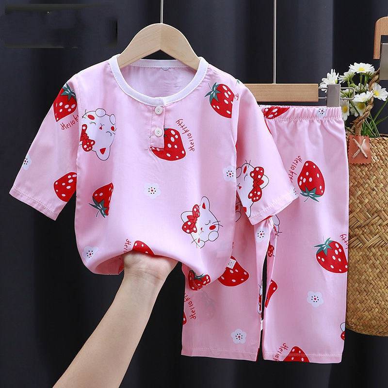 Summer Clothes Cotton Silk Air-conditioning Clothes Baby Clothes - YLORESHOP