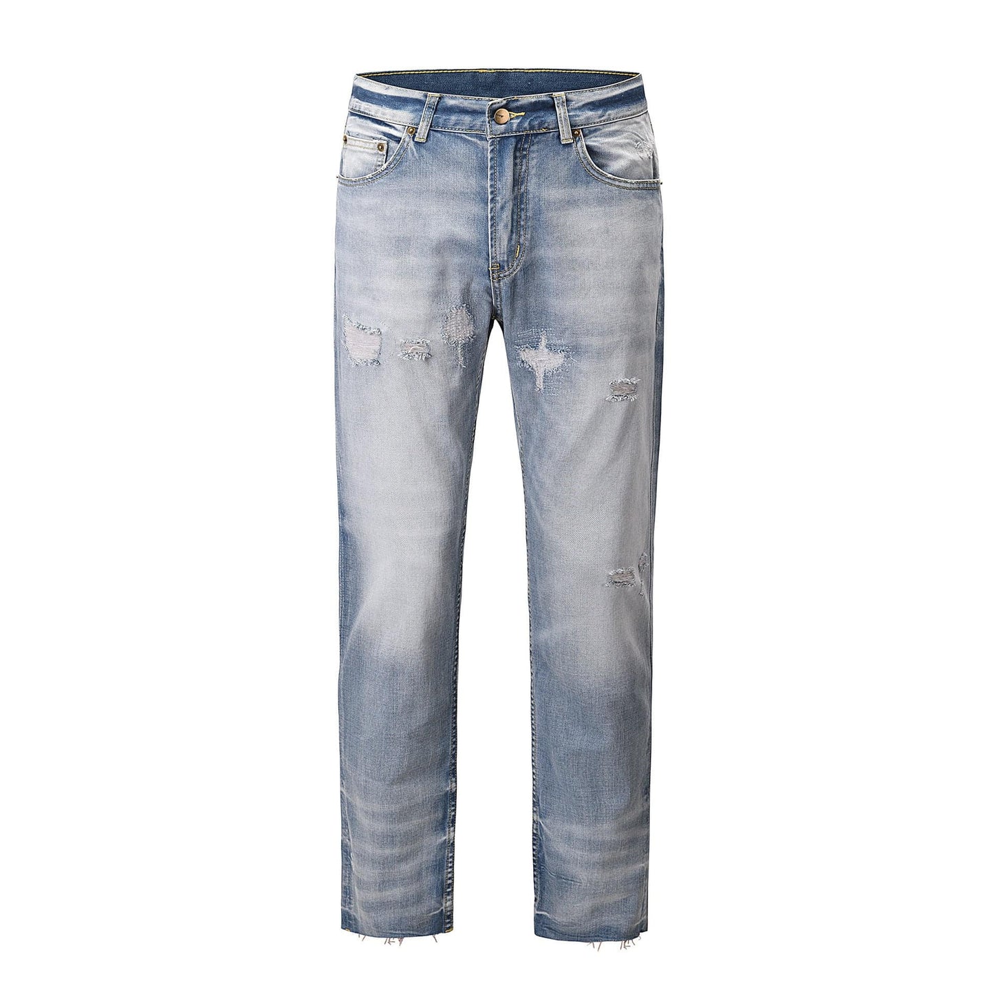 Pantaloni casual di personalità jeans strappati stile Hip Hop High Street