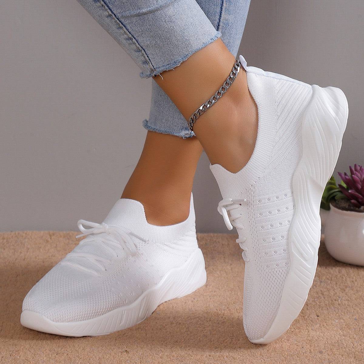 Scarpe sportive da donna casual leggere e traspiranti con fondo morbido