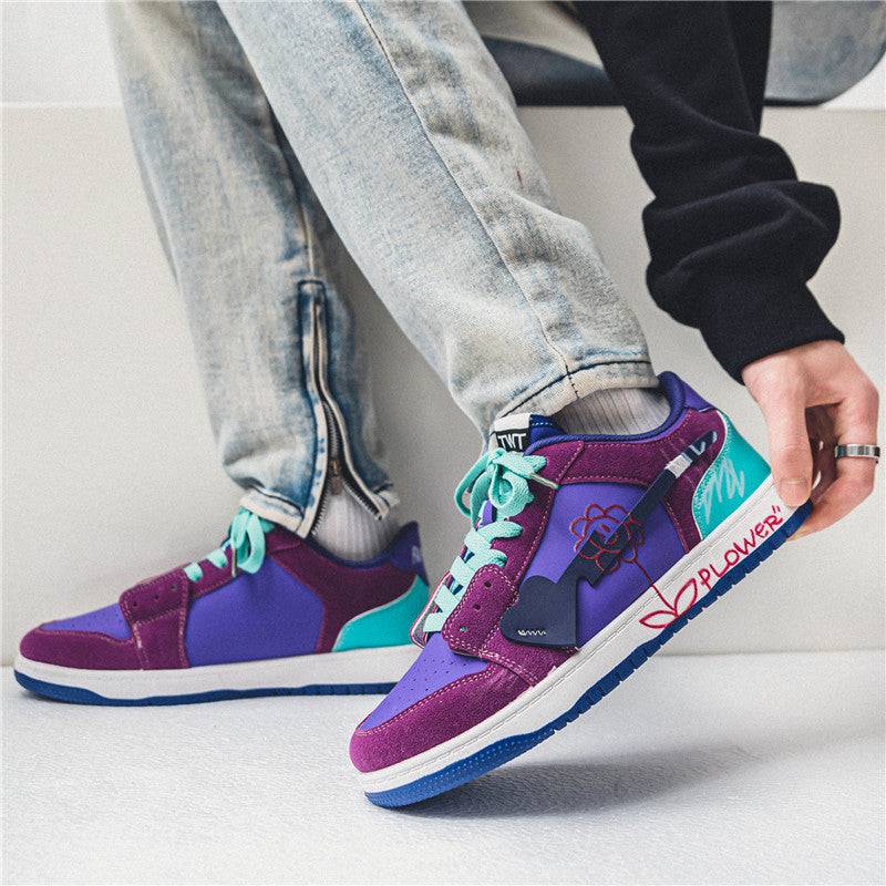 Mens Fashionable And Versatile Graffiti Shoes - YLORESHOP