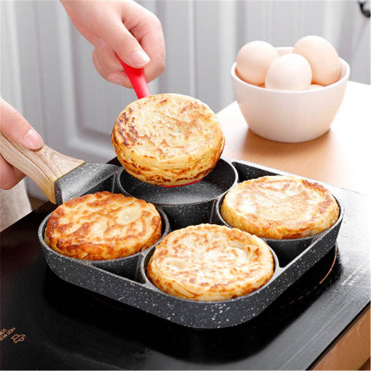 Four Hole Omelette Pan, Non-stick Pan - YLORESHOP