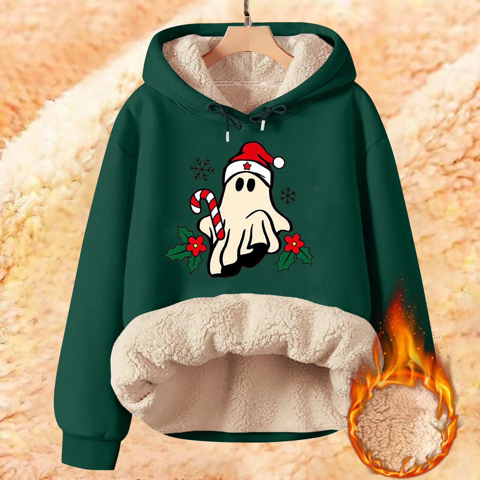 Plus Size Youth Thermal Hoodie - YLORESHOP