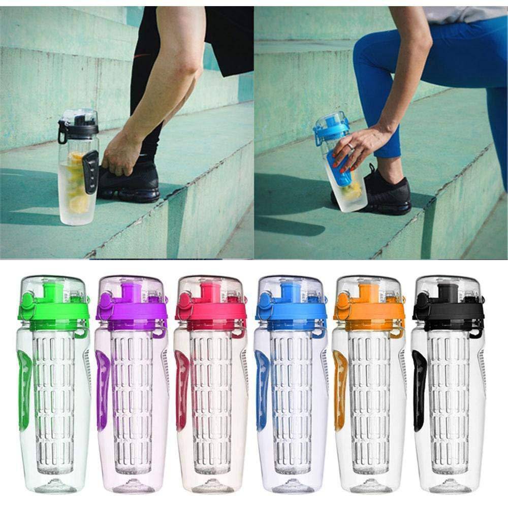 1000ml Water Fruit Bottle BPA Free Plastic Sport Fruit Infuser Water Bottles With Infuser Juice Shaker Drink Bottle Of Water - YLORESHOP