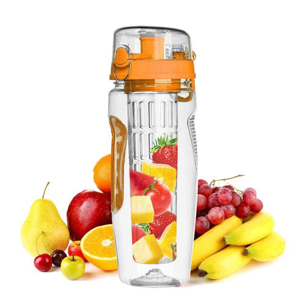 1000ml Water Fruit Bottle BPA Free Plastic Sport Fruit Infuser Water Bottles With Infuser Juice Shaker Drink Bottle Of Water - YLORESHOP