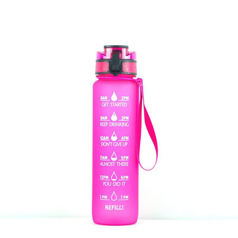 Transparent Flask Water Bottle 1000ml Bottled Kawaii Bottle Bpa Free Infuser Plastic Milk Sports Clear Water Bottle Kawaii Cup - YLORESHOP