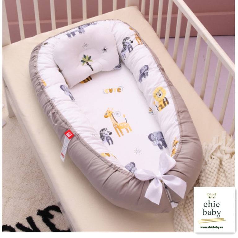 Baby Removable And Washable Bed Crib Portable Crib Travel Bed For Children Infant Kids Cotton Cradle - YLORESHOP