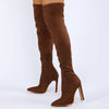 Women's Thick-heeled Inner Zipper Colored Boots - YLORESHOP
