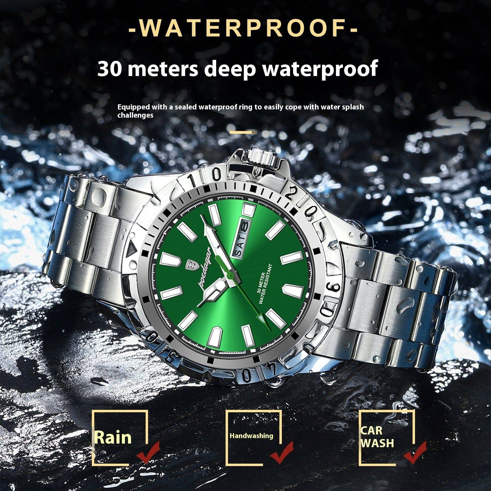 Waterproof Fashion Men's Super Strong Luminous Watch - YLORESHOP