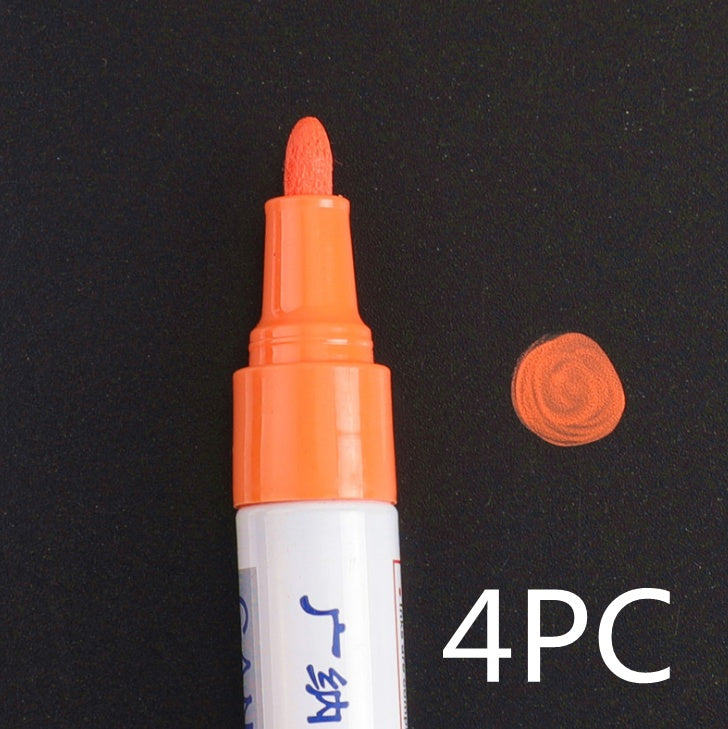 Colorful Waterproof Pen Car Tyre Tire Tread CD Metal Permanent Paint - YLORESHOP