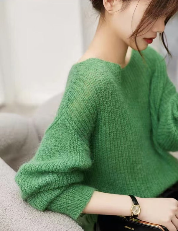 French Style Loose And Idle Knitwear Top - YLORESHOP