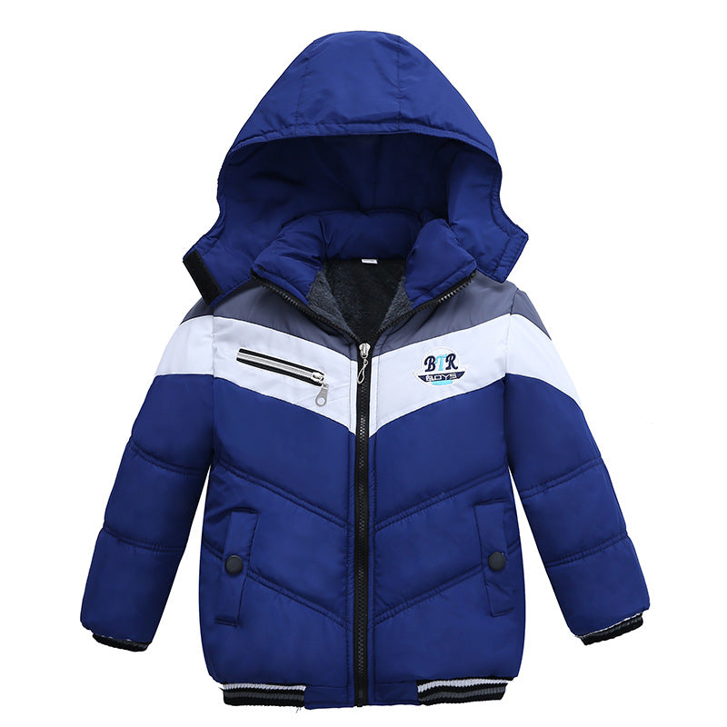 Long Sleeved Hooded Padded Jacket For Boys - YLORESHOP