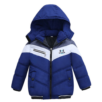 Long Sleeved Hooded Padded Jacket For Boys - YLORESHOP