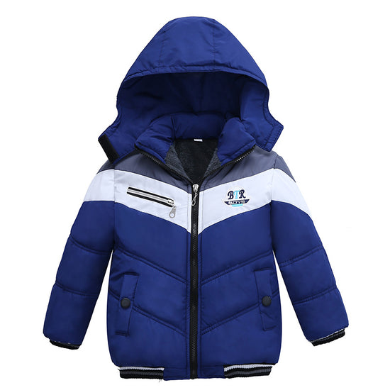 Long Sleeved Hooded Padded Jacket For Boys - YLORESHOP
