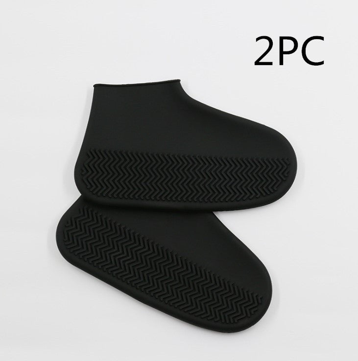 Men and women hiking slip wearable easy to carry silicone rain boots - YLORESHOP