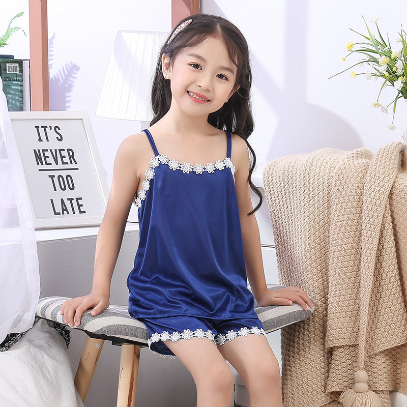 New Product Cute Children Sling Pajamas Girl - YLORESHOP