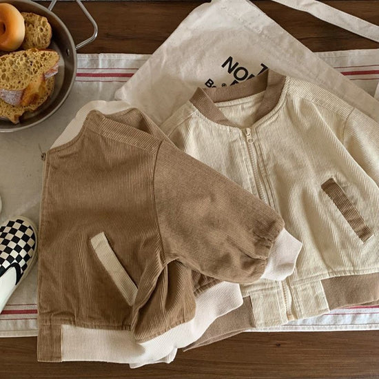 Corduroy coat for children - YLORESHOP