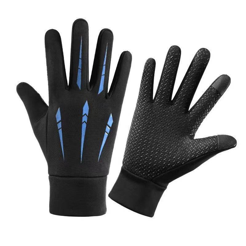 Warm Gloves Men's Full Finger Waterproof Fleece-lined - YLORESHOP