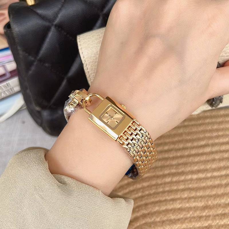 Lock Head Fashion Steel Watch Female Small Dial - YLORESHOP