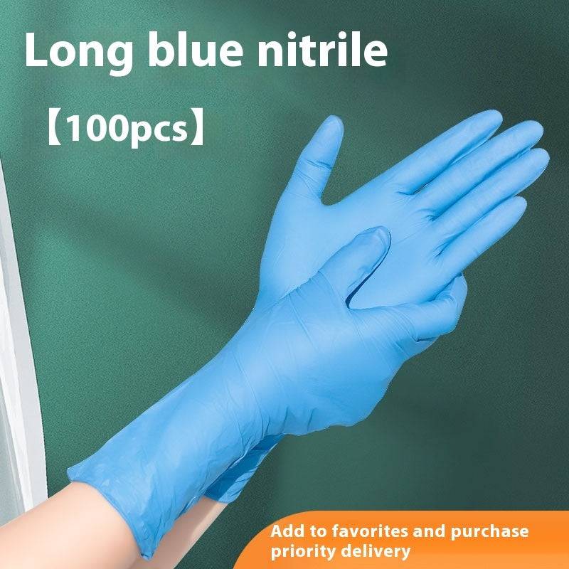 Disposable Dishwashing Gloves Female Extended Waterproof Latex - YLORESHOP