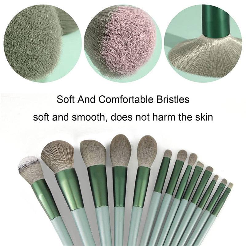 13Pcs Makeup Brush Set Make Up Concealer Brush Blush Powder Brush Eye Shadow Highlighter Foundation Brush Cosmetic Beauty Tools - YLORESHOP