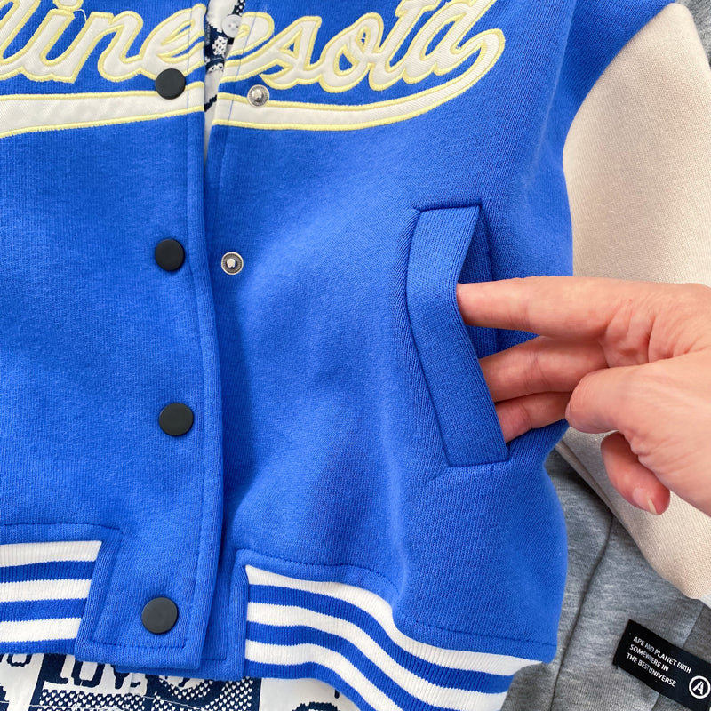 Children's clothing, boys' baseball jacket - YLORESHOP