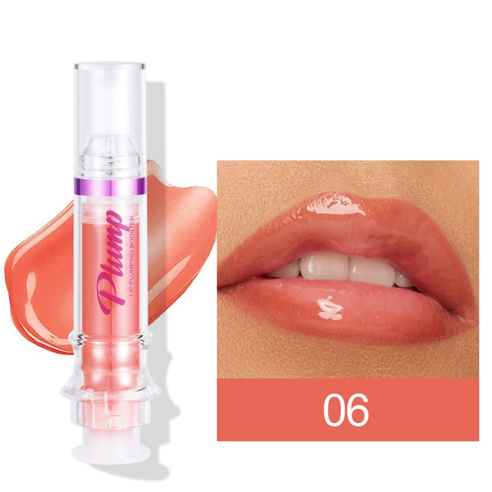 New Tube Lip Rich Lip Color Slightly Spicy Lip Honey Lip Glass Mirror Face Lip Mirror Liquid Lipstick - YLORESHOP