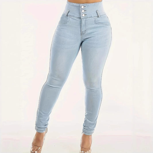 Women's High Waist Tight Stretch Shaping And Hip Lifting Jeans - YLORESHOP