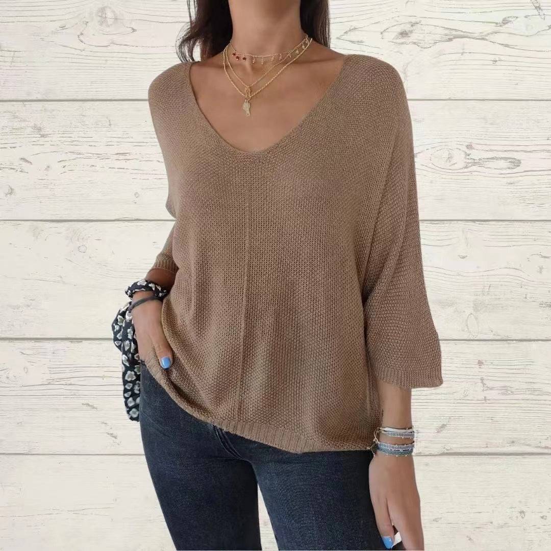 European And American Women's Clothing Short Pullover Top - YLORESHOP