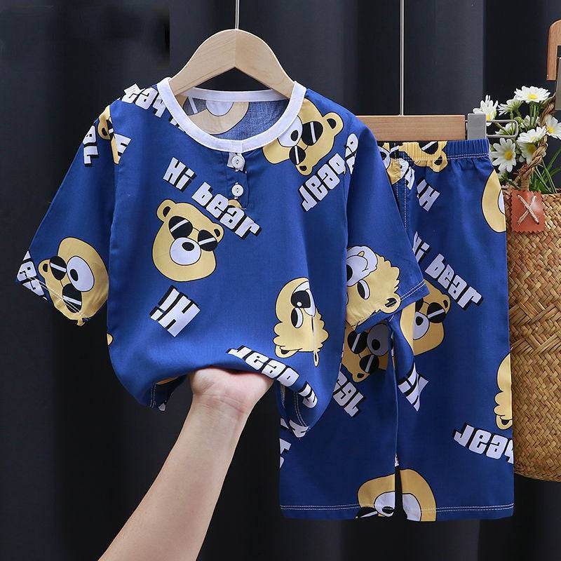 Summer Clothes Cotton Silk Air-conditioning Clothes Baby Clothes - YLORESHOP