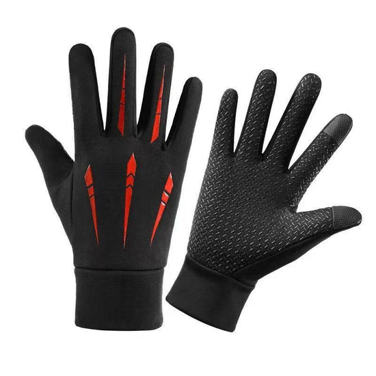 Warm Gloves Men's Full Finger Waterproof Fleece-lined - YLORESHOP